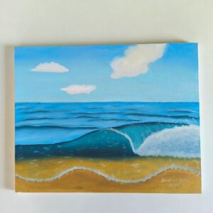 Tela Conexão com o mar em fundo branco