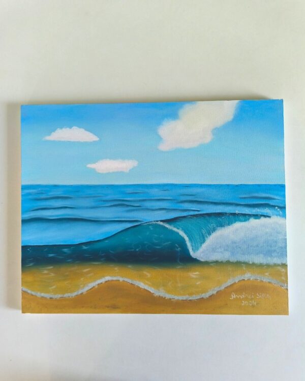 Tela Conexão com o mar em fundo branco
