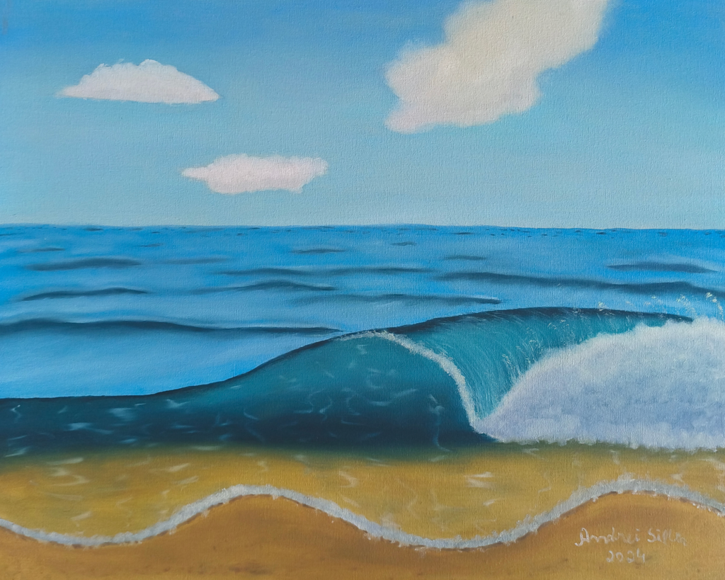 Romantismo na arte e contemplação da natureza na obra Conexão com o Mar de Andrei Silva